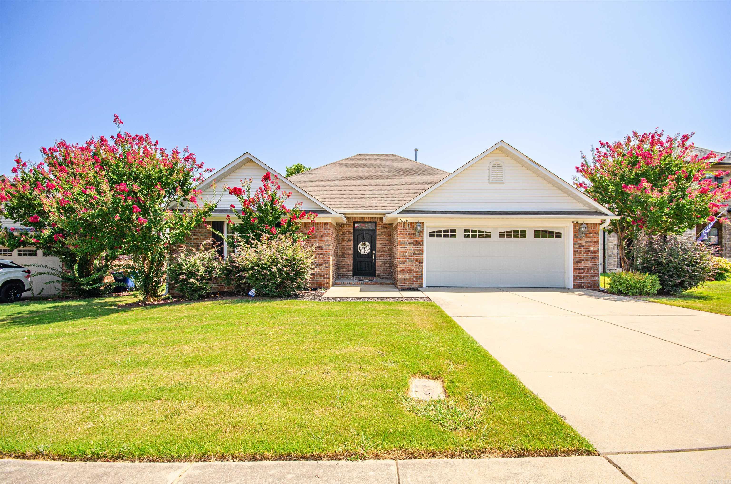 Great location! Great Price! Under $300k in West Conway! This home had an open floor floor plan, giant entryway, 3 spacious bedrooms and 2 bathrooms! NEW ROOF INSTALLED in 2024! All plumbing fixtures pre-inspected! Large fenced in back yard perfect for pets. Zoned for Woodrow Cummins Elementary and Ruth Doyal Middle School. Located right down the road from Centennial Country Club too! Schedule a showing today!