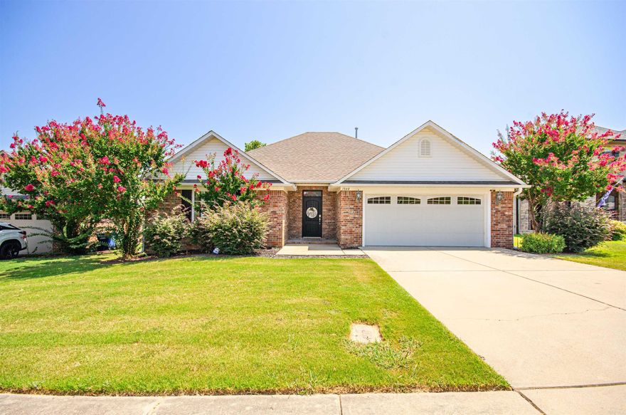 Great location! Great Price! Under $300k in West Conway! This home had an open floor floor plan, giant entryway, 3 spacious bedrooms and 2 bathrooms! NEW ROOF INSTALLED in 2024! All plumbing fixtures pre-inspected! Large fenced in back yard perfect for pets. Zoned for Woodrow Cummins Elementary and Ruth Doyal Middle School. Located right down the road from Centennial Country Club too! Schedule a showing today!