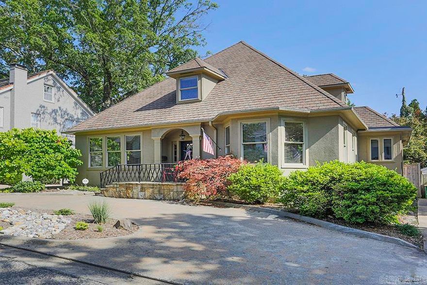 Super opportunity to live in Prospect Terrace at this price point! Built in 1927 & designed by Max Mayer, this classic Heights home has every bit of charm with which it was originally built including high ceilings, a gracious center hall, & generous room sizes. But it also has stunning updates including a fantastic remodeled kitchen, gorgeous main level primary suite with luxury bath, expansive covered back deck overlooking a salt water pool, & a spacious (heated & cooled) garage/workshop. At this wonderful home, you'll also find abundant storage, stone porches surrounded by iron railings, lovely landscaping, & convenient circle drive offering additional parking.  Meticulously maintained, this sophisticated patio home in the Heights offers a rare opportunity to live in this very desirable location! Zoned for and easily walkable to Forest Park! See agent remarks.