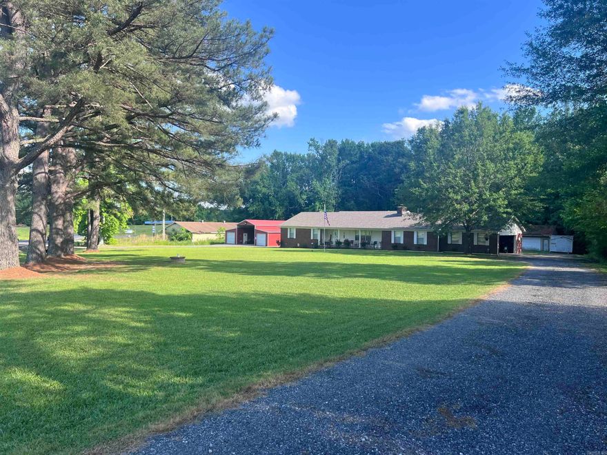 Welcome to this charming traditional home, offering a spacious layout and plenty of outdoor appeal on 1.89 acres of beautifully landscaped grounds. With 2,544 square feet of living space, this residence features three comfortable bedrooms and two well-appointed newly remodeled bathrooms, ideal for families or those seeking extra room. The heart of the home is the expansive family room, designed for relaxation and entertaining, while the sun porch invites natural light and offers a serene spot to enjoy your morning coffee or unwind after a long day. New HVAC 2020 and New roof 2022. In addition to the lovely home, you’ll find two well-equipped shops, perfect for hobbies or additional storage. The red shop measures 40 x 38 feet with a generous 12-foot clearance, perfect for RV’s while the white shop is 40 x 28 feet, both complete with electricity with its own meter to suit your needs. The spacious outdoor area is perfect for gardening, leisure activities, or simply enjoying the tranquility of country living. This property truly combines comfort and functionality, making it a wonderful place to call home. See Agent remarks