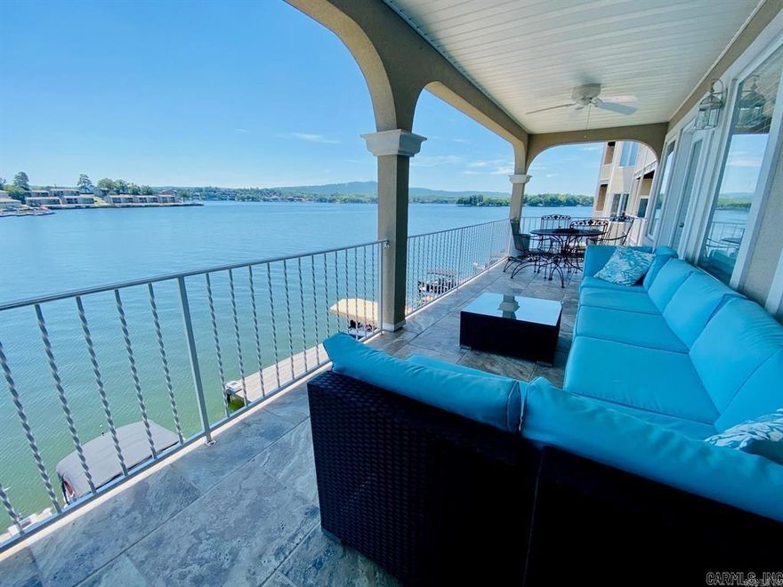 ? Two Condos for the Price of One! ? Location: Gated community on beautiful Lake Hamilton, Hot Springs, AR Description: An extraordinary opportunity to own two fully furnished lakefront condos in one of Lake Hamilton’s most desirable gated communities! Perfectly located just minutes from Oaklawn Racing & Casino, top restaurants, and nearby marinas, this turnkey property offers luxury, convenience, and investment potential. Property Details: • Penthouse Condo: ~1,800 sq. ft., 2 bed / 2 bath • Vaulted ceilings & open floor plan • Spacious living area with fireplace and large wet bar • Stunning lake views from the oversized covered balcony with BBQ grill, sectional seating, and dining table — perfect for entertaining • Studio Condo: ~400 sq. ft., walk-in level • Kitchenette & private bath • Patio just steps from the water’s edge — ideal as a guest suite or rental unit Extras & Amenities: • Boat slip with upgraded lift • Community pool • Minimum 90-day rentals allowed (investment potential!) • HOA: $325/month (covers both units) • Recent community updates: new pool and dock improvements, fresh exterior paint, updated landscaping, and new carpet in common areas All exquisite furnishings