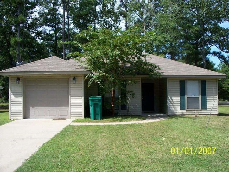 Cute house only 6 years old. Convenient to everything. Quiet country subdivision. SHows well and is ready to move into.  Has 3 bedrooms, 2 bathrooms and a double garage.