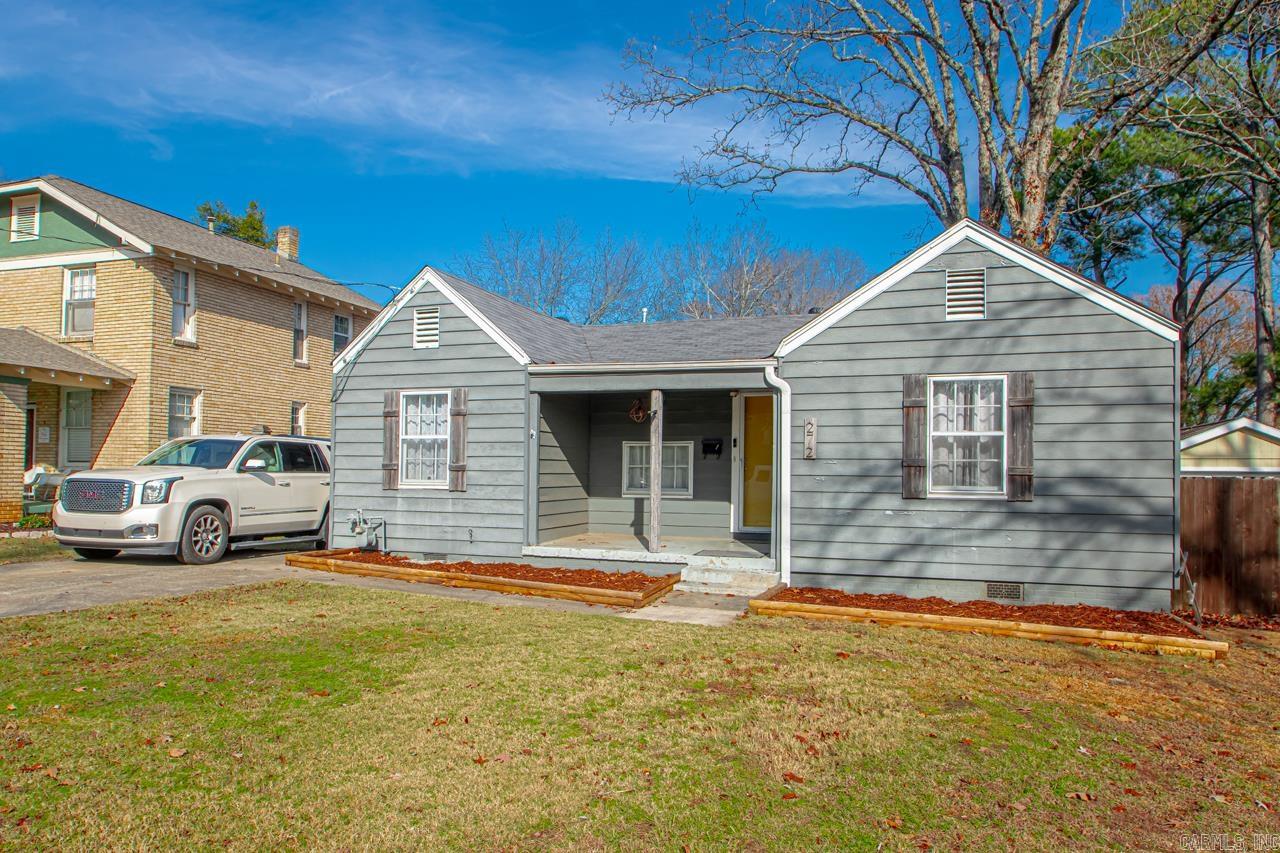 Adorable cottage located in the Heart of Park Hill historic district! This home has all the charm plus some added perks! Luxurious kitchen, w/extra storage & counter space! Kitchen fridge stays!  Opens up to the dining room and living room for an open feel! While keeping the charm! Ceiling fans have been added! Perfect layout! You will love the primary bathroom w/ walk in shower! Double sinks and large closet! Hall bath has been updated! So nice! Enjoy the fully fenced back yard w/ brand new 16 X 24 deck! Perfect for entertaining, grilling or relaxing sipping hot cocoa! Storage building /garage out back! Come see this one today! Don't miss it! Wait till you see these beautiful wood floors! WOW! WOW! WOW! Convenient location and wonderful neighbors! Welcome home! Nestled with 4 neighborhood parks, this location is perfect for getting out and enjoying a nice neighborhood stroll!