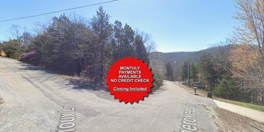 County appraised value $7500. Owner-finance available for easy terms. Nice lot to develop or hold for future value. Water and sewer available at street. Owner/agent. Finance is $250 down and $295 a month for 10 months. Quit claim deed conveys. Closing costs are included. Bulk land sales specialist with the best land prices in Arkansas. Over 10 years, as a licensed Realtor, selling land.  Parcel ID# 320-03998-000