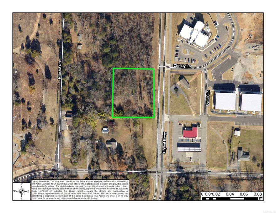 Commercial lot just off the interstate located on growing Bryant Parkway. Seconds to Parkway Elementary and Summerwood Sports. Call for more details.