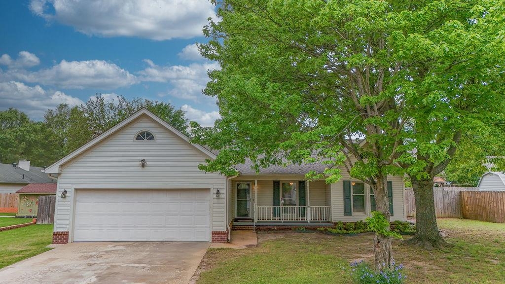 Welcome to 303 Hunters Ridge in beautiful South Jonesboro! This charming 3-bedroom, 2-bath ranch-style home offers comfort, style, and convenience in an outstanding neighborhood. Step onto the welcoming front porch, then into a spacious living room featuring a cozy fireplace and rich hardwood flooring. The kitchen boasts sleek granite countertops, perfect for both everyday living and entertaining. You'll love the screened-in porch for relaxing year-round, and the privacy-fenced backyard with a storage building provides plenty of space for outdoor enjoyment. Recent updates include a brand-new roof (April 2025) and fresh carpet in all bedrooms, ensuring a move-in ready experience. Located between Craighead Forest Park and I-555, this home offers quick access to nature trails, schools, and city amenities. Donāt miss this oneāschedule your private tour today!