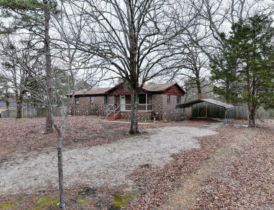 Nestled on 5.23 acres, this charming 4-bedroom, 2-bath brick home offers both space and comfort. Featuring a fenced backyard and a convenient storage shed, it’s the perfect setting for outdoor living. Located near Lake Hamilton Schools, this home boasts several recent updates, including fresh paint, new flooring, a tankless water heater, and a brand-new HVAC system installed in 2024. Don’t miss the opportunity to make this lovely property your own!