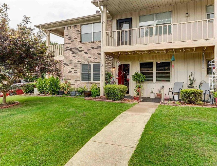 Nice ground level unit with no steps and sporting a fireplace, laundry room/pantry/dishwasher (2 yrs new) and patio. Very warm and welcoming unit on the end of building A, located in the back of the complex. Covered parking spot directly out the front door, guest parking is plentiful in unmarked spots. Quiet complex with many seniors and conveniently located near shopping, banks and restaurants. Fireplace in the living room helps out for abidance and potential power outages, though this one looks unused! Window treatments convey, furniture is negotiable. All electric unit so no gas bill! HVAC has been under an annual contract and duct work has been cleaned. Washer, dryer and 4 yr old refrigerator convey with the purchase. Great value on this one level condo!