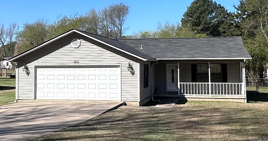 Run don’t walk!  This charming home is ideal if you are wanting to be close to Sandy Beach and Greers Ferry Lake or  if you just want to downsize.  This home is move in ready and has everything you could possibly want.  Features a 2 car garage, fenced back yard, covered deck, 2 bedrooms and 2 baths.  The living space has vaulted ceiling and opens to the kitchen with plenty of storage throughout.  New HVAC 2023 and  Roof-2018.  Agents remarks