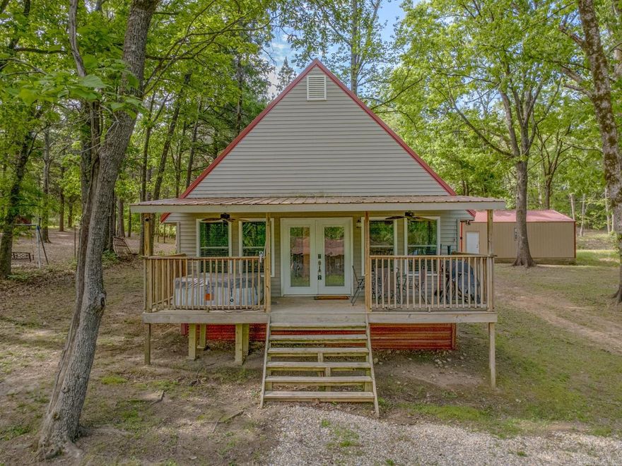 Welcome to 1815 Stubblefield Rd in Pocahontas, AR. This is a charming, fully furnished getaway just a short walk from the Eleven Point River. This 2-bedroom, 1-bath property also features a spacious loft that comfortably fits two beds, allowing the home to sleep up to 7-10 guests comfortably.  This property is surrounded by vacation rentals in a highly desirable recreational area. A private community boat ramp is available to land owners for easy river access, and an additional 0.22+\- acre riverfront lot is also available for purchase depending on the offer, perfect for buyers wanting even more space or future investment potential. The home offers low-maintenance living with a metal roof, vinyl siding, and metal underpinning. A large attached 20x30 shop with two garage doors provides ideal storage for kayaks, boats, fishing gear, and river floats. Sitting on 0.30 +\- acres, this property is an excellent opportunity for a full-time residence, weekend retreat, or continued short-term rental use. Furnishings are negotiable, and the property can remain turnkey for the next owner. Call to schedule your showing today.