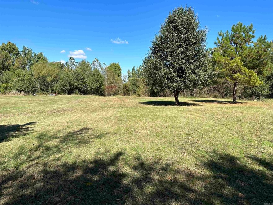 1.67 building lot, secluded but close to town.