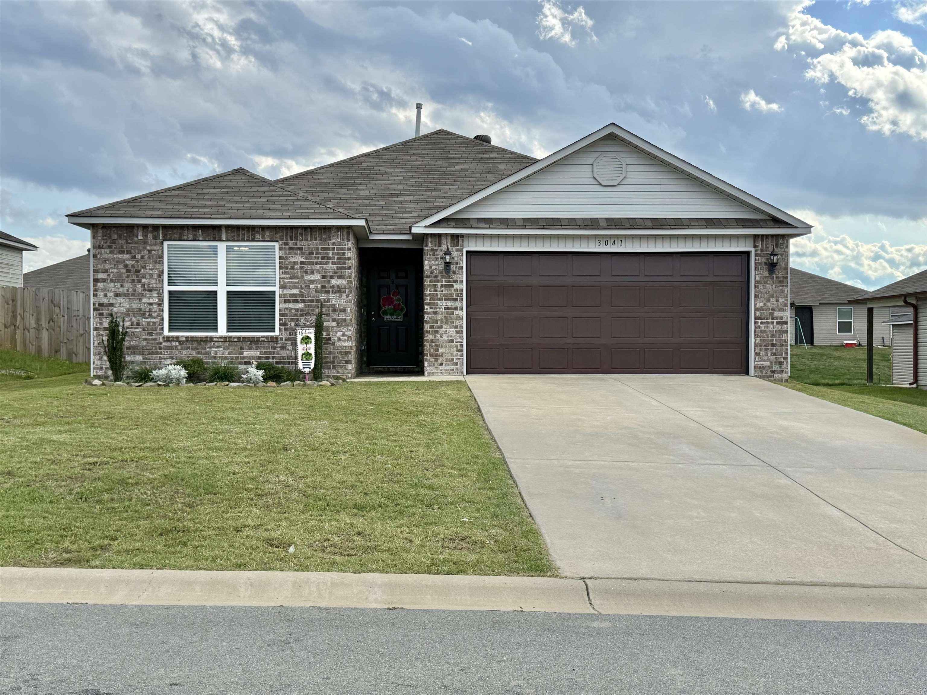 LOCATION!! LOCATION!!! RURAL DEVELOPMENT LOAN ELIGIBLE!!! LIKE NEW!!!Beautiful 3-bedroom, 2-bath open-concept home. This immaculate home is just waiting for you and your family!! The large spacious living area features high ceilings and canned lighting throughout, creating a bright and inviting atmosphere. The kitchen is a dream with a large island and a generous pantry with tons of counter and cabinet space. Plenty of room for those large family gatherings. You will love the HUGE primary suite which features double walk in closets and the primary bath has a large walk in shower. There is TONS of closet space for all your needs. You will love the large 2-car garage with auto garage door opener. This like new home has added ceiling fans and updated lighting. This home is truly a must-see! Call me or your agent and schedule your showing and let's make this YOUR NEW HOME!!!! Don't miss this one!! THIS FLOOR PLAN IS NOT BEING BUILT ANY LONGER!!! LARGE SPACIOUS ROOMS!!