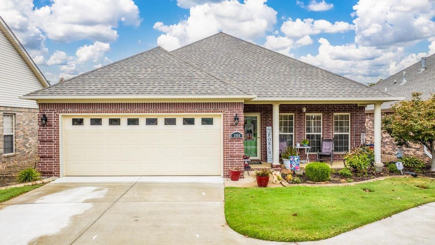 Location! Location! Location!!! This amazing patio home is in a prime location in a highly desired. private neighborhood. Close to restaurants, stores, walking/bike trail, fitness center, health care and new friends! It has been updated with new stainless steel appliances, new quartz kitchen countertop, new flooring, new paint, and new stone around fireplace. Enjoy your morning coffee on your front porch or your back patio. Your HOA covers all your lawn care, so there is no work for you to keep your yard beautiful!!