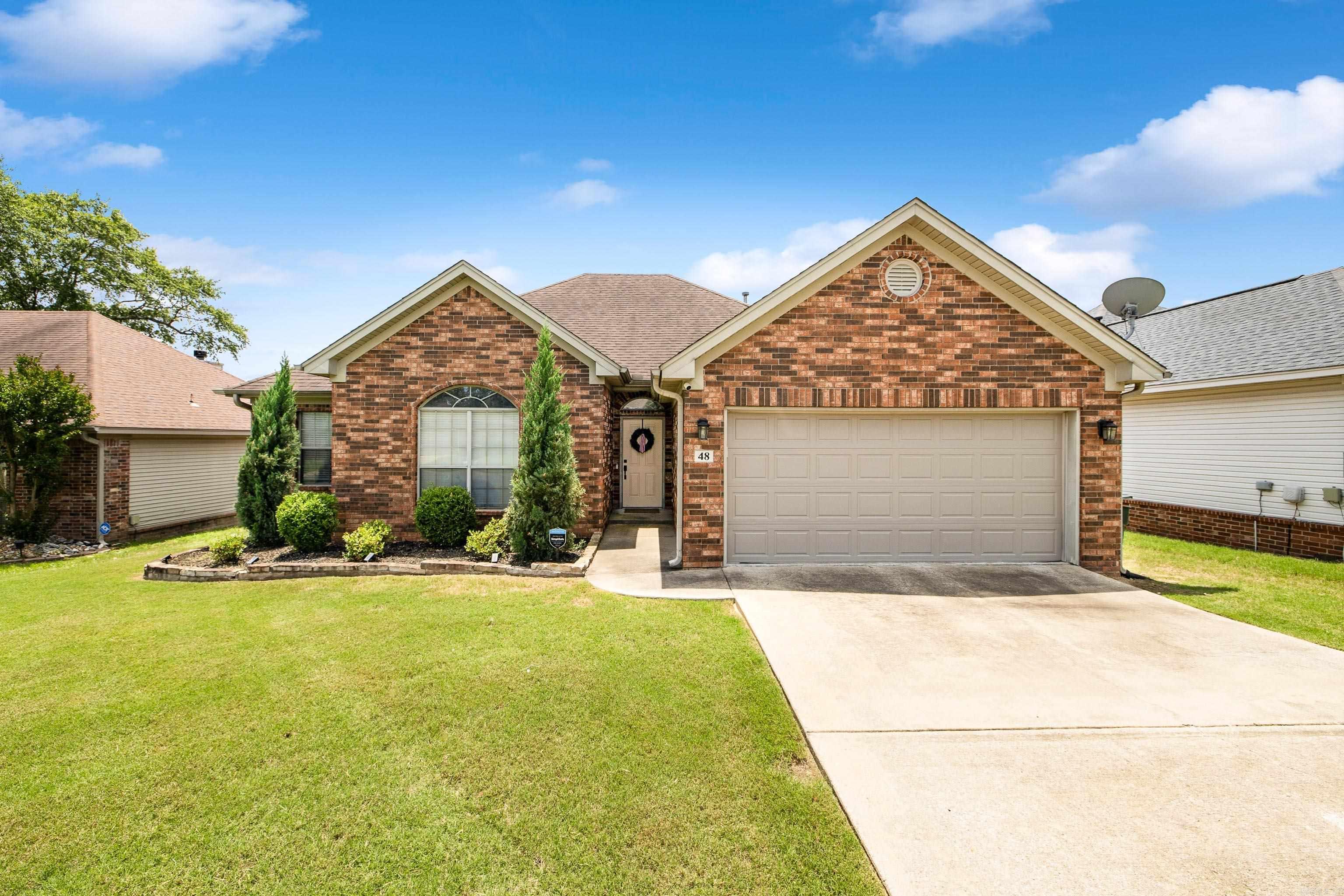 Beautifully updated and move-in ready, this Otter Creek home is ready for its new owner! Enjoy fresh paint, new floors, lighting, and appliances (all in 2020), plus a stylish kitchen with granite countertops, tile backsplash, and a charming dining nook. The split floor plan offers a spacious primary suite with a walk-in closet, soaker tub, and separate shower. Tall ceilings and a brick fireplace create a cozy living space, while the peaceful backyard features a covered patio, new deck railing and stairs (2023), storage shed, and full privacy fence. New AC unit installed in 2024, all in a great neighborhood close to shopping and freeway access.