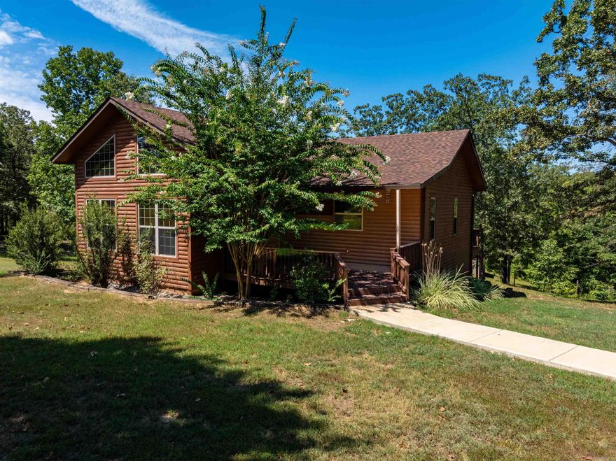 Country Home with Shop, Barn, and 8± Acres – Near Black Rock & the Black River Charming 3-bed, 2-bath cabin-style home on 8± acres just outside Black Rock, AR. Built in 2012, this owner-built, one-owner home features vaulted ceilings, an open floor plan, knotty alder kitchen cabinets, and a loft overlooking the living room. Primary suite has private bath & laundry; French doors lead to a full-length back deck. Updates include a new roof & deck. Property includes a 30x40 insulated shop with mini-split, bathroom, sink, cabinets, roll-up door, and 3-car carport—perfect for hobbies, storage, or entertaining. A 30x30 barn with stalls, tack room, and 20-ft awning is livestock-ready, with both shop & barn on water and electric. 8± acres fenced with woven wire, ideal for goats, horses, or cattle. Private dead-end drive with only ½ mile of gravel, yet just minutes to town. Bonus for Duck Hunters: Out of the flood zone and minutes from the Black River, this property sits between the Dave Donaldson WMA and Rainey Break WMA, two of the largest waterfowl refuges in northern Arkansas, and only 30 minutes to Harold E. Alexander WMA for excellent turkey & deer hunting. This is a MUST SEE