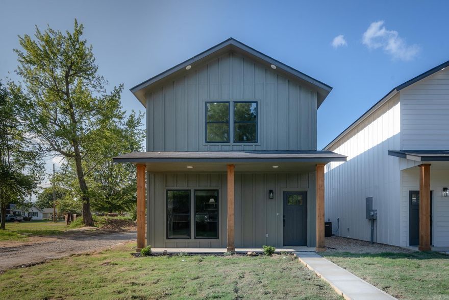 Beautiful BRAND NEW custom home in the heart of Mena! This gorgeous, thoughtfully designed, open concept dwelling boasts 3 bed/2.5 bath, LUXURY vinyl flooring, BEAUTIFUL cabinetry, stylish fixtures, and stainless steel appliances. Laundry rooms on both levels. Excellent investment property for those looking for a Short Term Rental Property. If you're looking for a turn-key, low maintenance property with curb appeal and style, this home is for you!