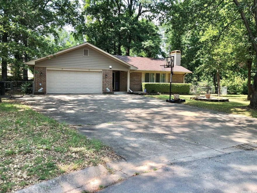 Great curb appeal on a corner lot of quite cul-de-sac. Wonderful 2 BR and 2 updated full bath home in Stonewall Subdivision. No carpet throughout the house, tiled flooring in the garage, large living room area with fireplace, breakfast bar, large kitchen with beautiful wood cabinets, large yard, 2 decks, and fully fenced on a level lot. Neighborhood amenities include pool, tennis court, playground, picnic area, bike/walking paths, and more. Conveniently located near town, shopping, food, and new school district! Close to freeway, and short drive to the Air Force Base. Security camera, TV, and TV mount does not convey. Refrigerator and security system stays. Don't miss out on this great home! See Confidential Remarks