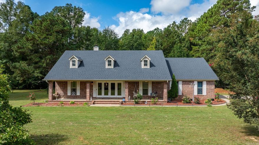 Discover your dream home with this stunning new listing! Nestled on 1.46 acres of serene landscape, this spacious 2097sqft  property boasts four bedrooms and two bathrooms, perfect for comfortable living. The home features a beautiful kitchen with a charming copper farmhouse sink, adding a touch of elegance and warmth to your culinary space. Enjoy endless fun with the above-ground pool, ideal for relaxation and entertaining guests. Additionally, the property includes a handy 16x24' storage building, providing ample space for all your needs. Safety and peace of mind are prioritized with a storm shelter conveniently located under the garage. Don't miss out on this exceptional opportunity to own a perfect blend of comfort and functionality. Agents see remarks for all updates.