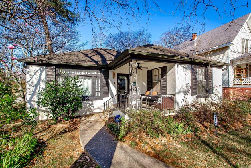 A Hillcrest Classic with a Twist! Tucked into the heart of coveted Hillcrest, this one-of-a-kind gem blends vintage charm with creative character. From the moment you step inside, you'll feel the personality—arched entries, bold angles, and unexpected touches throughout a layout that dares to be different. Perfect for the buyer craving something beyond the cookie-cutter. Enjoy morning coffee on the front porch, host friends in cozy, light-filled living spaces, and unwind in the uniquely private backyard. Just minutes from local shops, parks, and beloved neighborhood eateries, the location is as unbeatable as the opportunity. Sellers are highly motivated. Homes like this do not wait and neither should you. Schedule your private tour today. * carpet removal/renewal stipend and home warranty are being offered with the sale of the home*