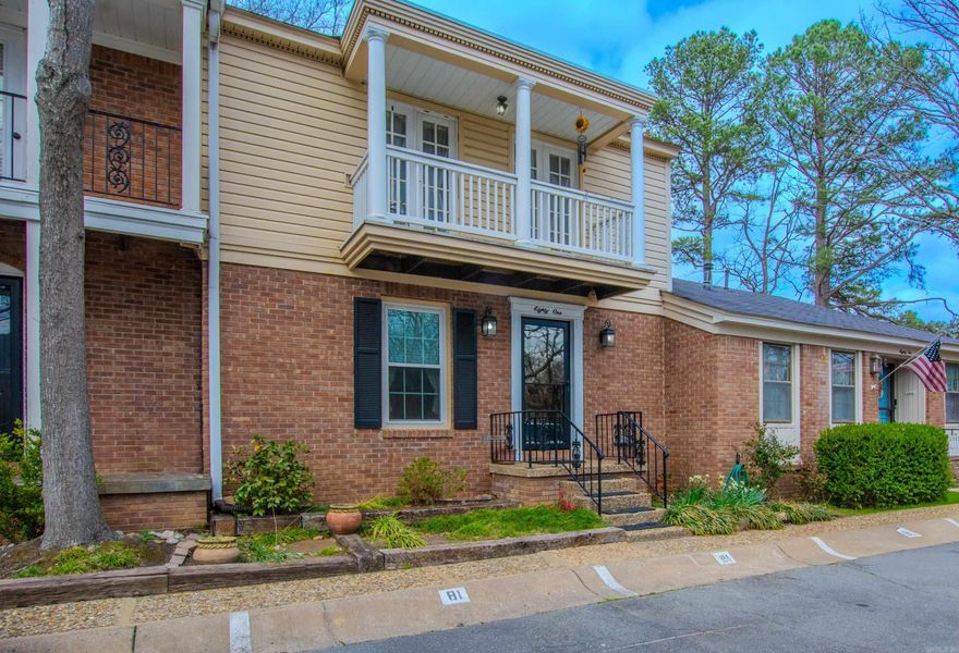 Come see this charming condo located in Pleasant Valley - location can't be beat! This unit has been beautifully maintained with updated kitchen & baths and beautiful flooring throughout. The main level features a large living space with wood burning fireplace and built ins on each side. The dining space is open to the living room and the kitchen is just adorable with new cabinetry, quartz countertops, stainless steel appliances and TONS of storage! You'll also find a half bath on the main level and sliding doors to the covered patio with an extra storage room. Upstairs you'll find 2 bedrooms - both with an en suite bathroom & large closets. Amenities include a tennis court & pool - located just minutes from amazing Little Rock restaurants and shopping. Schedule your showing today!