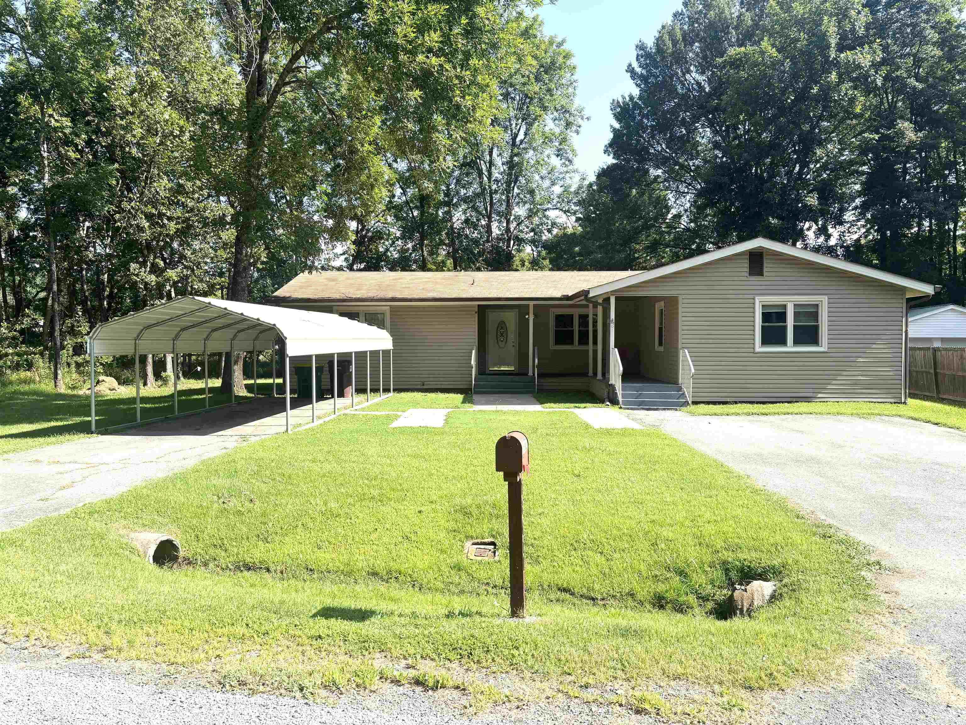 Welcome to this beautiful 3bed/2bath split floor plan home located in Roland. Home is close to the Arkansas River, Pinnacle Mountain, shopping and restaurants. This home features newer carpet, paint, stove, water heater and flooring in kitchen. Bedrooms have nice closet storage and bathrooms feature walk in showers with newer toilets. Kitchen has nice counter space, cabinet storage and lots pantry space. Laundry room is located off the kitchen area. Above ground pool with a deck. Freestanding carport . Shed (10x20) has electric. AGENTS SEE REMARKS!