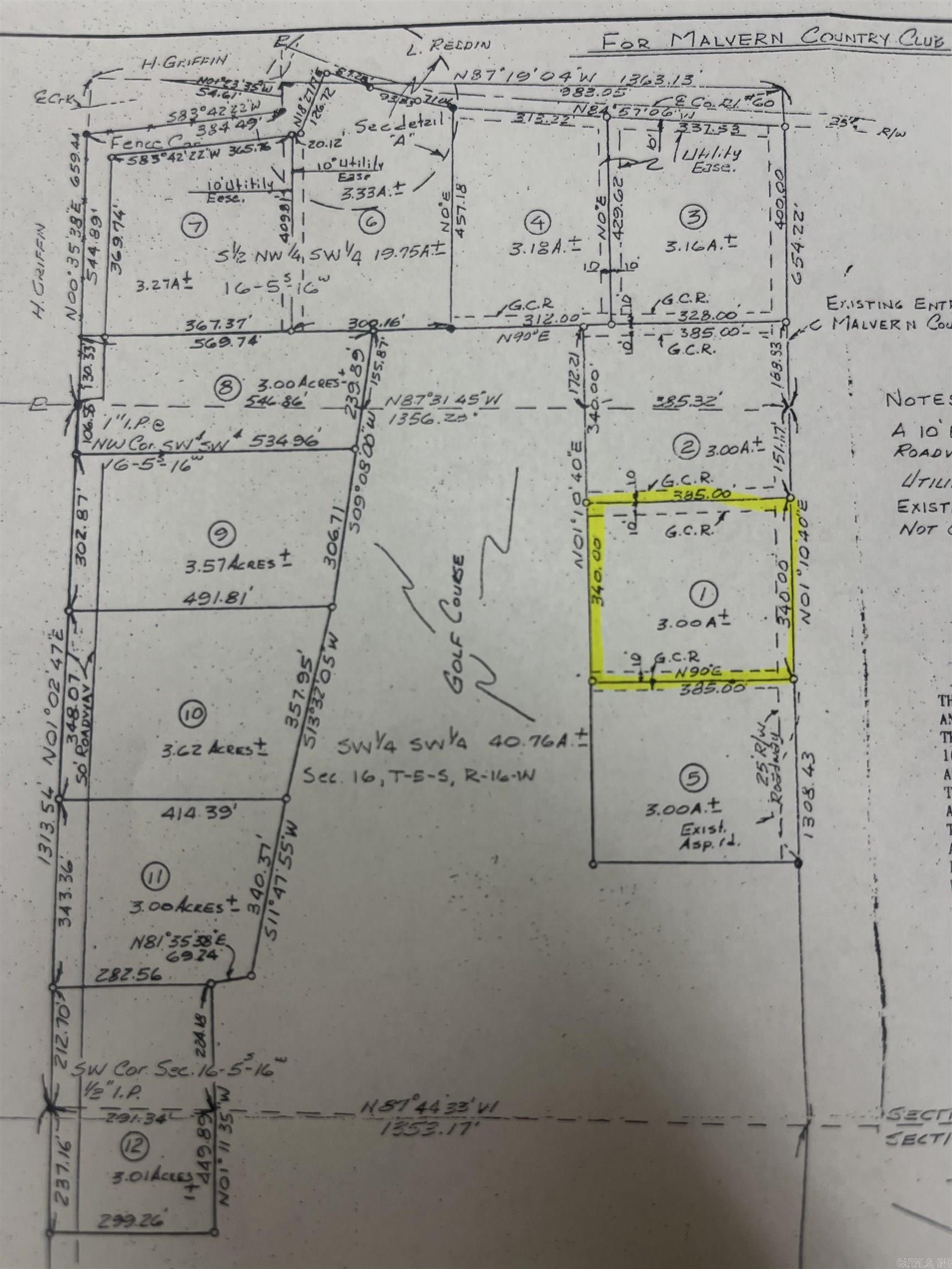 Malvern Country Club - Land