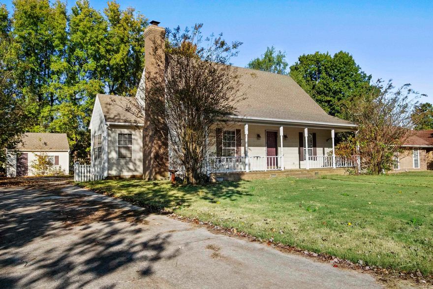 This property is being sold as-is and offers a fantastic opportunity for someone ready to make it their own. With some work, it could truly shine again! Features include an eat-in kitchen with solid-surface countertops, stainless appliances, a large porch, two storage buildings, an outdoor kitchen, and an above-ground pool. Conveniently located on the west end of town near schools, shopping, and more!