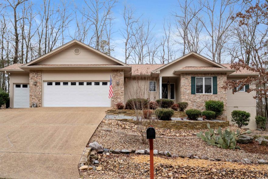 This awesome move-in ready home has many nice amenities. The living area is spacious with a nice fireplace, space for your large TV, an open, bright, sunny feel with vaulted ceilings and engineered wood flooring. Enjoy sitting out on the patio deck to grill and enjoy some sun or sit in the enclosed patio and watch the birds, squirrels and occasional deer. The back yard has complete privacy.    The primary bedroom and en-suite has been remodeled with tile floors, granite counters, and a larger glass walk-in shower.  The closet has nice built-in cabinets plus lots of space for hanging clothes. The bathroom floors are even heated in both bathrooms!  Other two bedrooms are also a very nice size.   There's also an office area to conduct some business if need be.  The garage also has a golf cart garage door, making it easy to go straight to the course.  This property is located within the private, exclusive Diamante Golf Course community which boasts a private 18-hole championship course, restaurant, swimming pool, tennis & pickleball, and member events.  Diamante monthly gold level dues $731. Mth.  HSV Propery Owners Assn dues $100. Mth   AGENTS See Remarks!