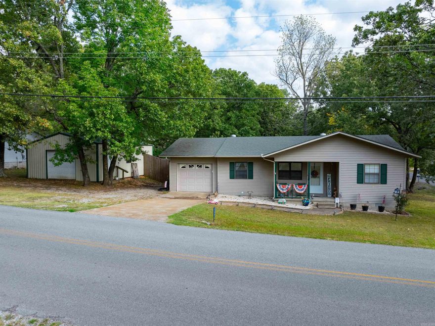 Don't miss this well-maintained 3-bedroom, 1-bath home located in the heart of Cave City! Just a short walk from Cave City School and local shopping, this property offers convenience and comfort. The home features a spacious garage and a fully fenced backyard with an 8-foot privacy fence—perfect for pets and children. Inside, you'll find a natural gas fireplace, water heater, and cook stove, along with a newer central heat and air unit. Additionally, a large shop building with electricity provides ample storage and workspace. Call today to schedule your showing!