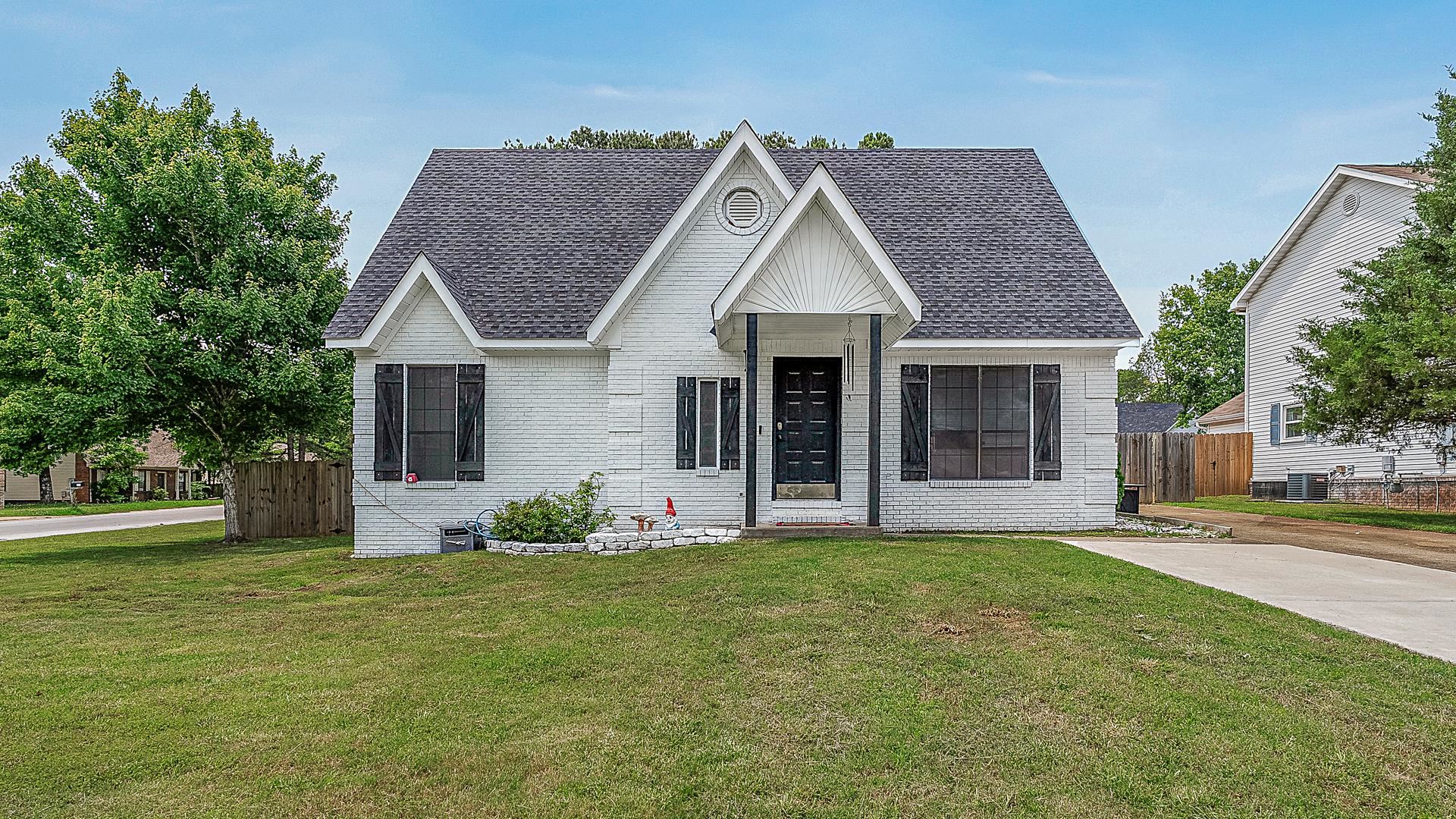 Welcome to Market 1301 Golf Course Dr, Jonesboro, AR!!! This three bedroom, two bath, two story home has approximately 1,657+/- sf and is situated on a generously sized corner lot. Enjoy a great layout that seamlessly connects the living, dining, and kitchen areas, providing an ideal space for entertaining. Whip up culinary delights in the well-appointed kitchen featuring stainless steel appliances, and a cozy breakfast nook overlooking the backyard. The privacy fenced backyard boasts plenty of space perfect for morning coffees or evening gatherings. Retreat to the generously sized bedrooms, including a luxurious master suite located on the main level complete with a huge walk-in closet. The other two oversized bedrooms are located upstairs along with a full bath. There's plenty of extra storage space throughout the home on both levels. Updates the Seller has made include a new roof, added a shed in the backyard, a double driveway, all downstairs LVP flooring and carpet upstairs, replaced AC unit, and added a wood privacy fence. Located close to schools, shopping centers, and parks!! Call today to schedule your private showing!!