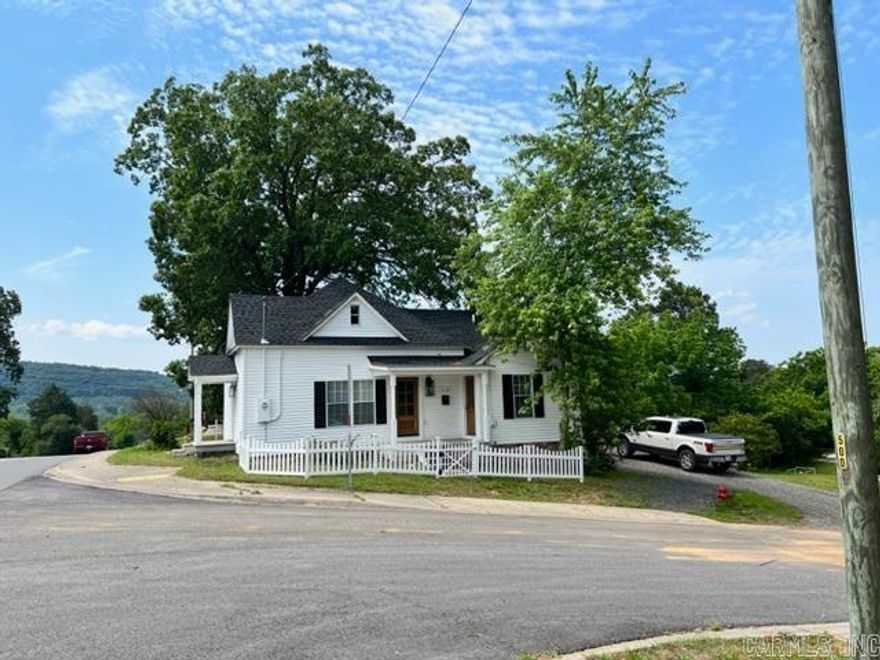 Check out this beautifully remodeled historic home in the heart of Heber Springs. All new floors, doors, and appliances. With 4 bedrooms and 2 baths, one room could be used for an office with a private entrance. The new baths have custom tile work and frameless glass doors. The upstairs bedroom and its private bath and a small sitting area plus seperate air conditioning unit. The home comes with an additional lot on which you could build another home. There is a 14X16 storage buildin on the lot. Located just a few blocks from downtown.