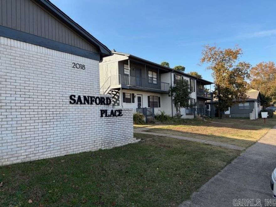 Sanford Place.  12 units.  Each of the12 units is a separate HPR unit in the tax records.   2 bedroom and 1 bath units.25 Parking spaces.  Good solid rental history.
