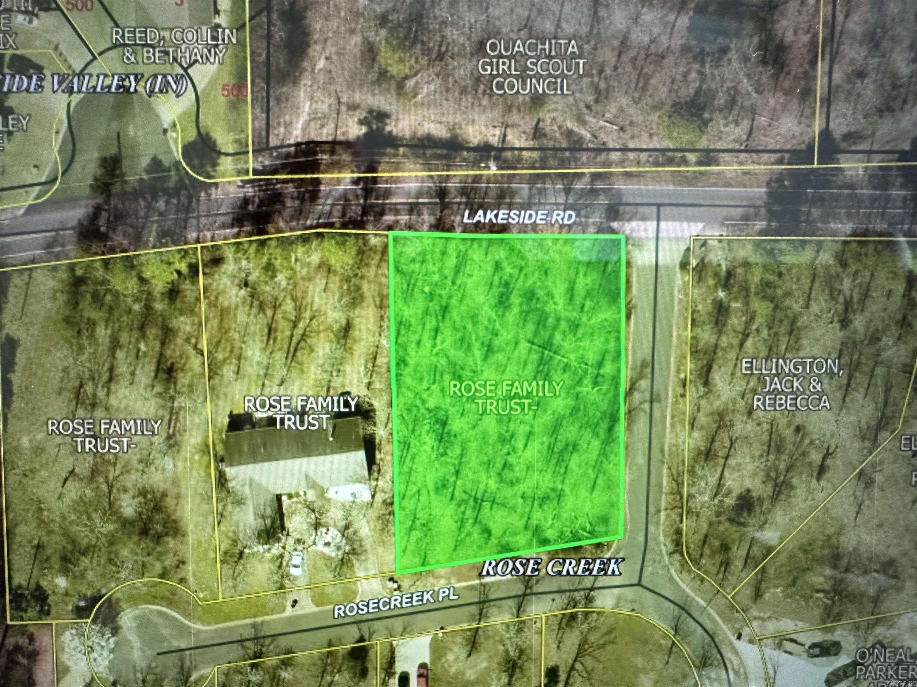 Located in Rosecreek Subdivision. There is both privacy and beautiful wooded areas within this small community of neighbors.