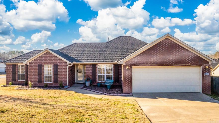 Move in ready and zoned for Bryant Schools! This home is conveniently located in the Bryant Meadows Subdivision, only seconds from Hillfarm Elementary and Bryant Junior High, with easy access back to Interstate 30. Open/split floor plan with tall tray ceiling, LED recessed lighting, gas log fireplace, wood flooring and fresh neutral paint in the main living area give this home a comfortable yet spacious feel. Gas range and granite countertops in the kitchen. Large primary suite with walk-in closet. Fully fenced, level backyard with covered patio. Schedule your showing today!