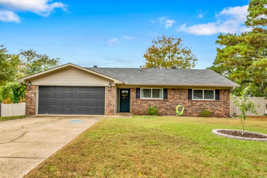 Youāll fall in love with this pretty brick home thatās been nicely updated and has that open, easy-flow feel everyone loves. The spacious living area opens right into the kitchen and dining spaceāperfect for family time or hosting friends. Step out back to a great patio and a large, newly fenced yard where thereās plenty of room to play, garden, or just relax and enjoy the day. Itās the kind of place that feels like home the moment you walk in!