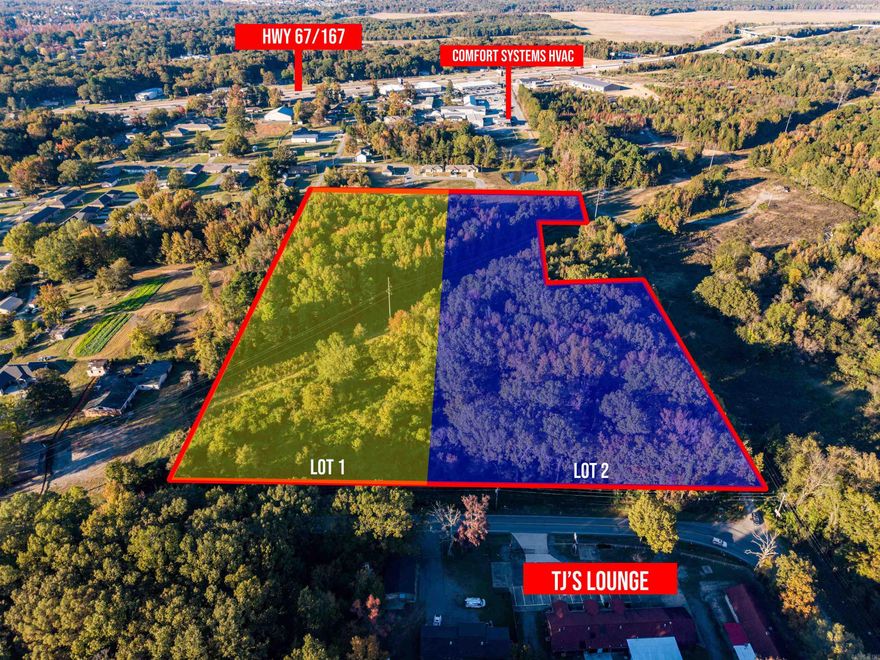 Nice level lot with utilities available and plenty of space to build. Conveniently located just off the freeway for easy access. Additional 5.95 acres available