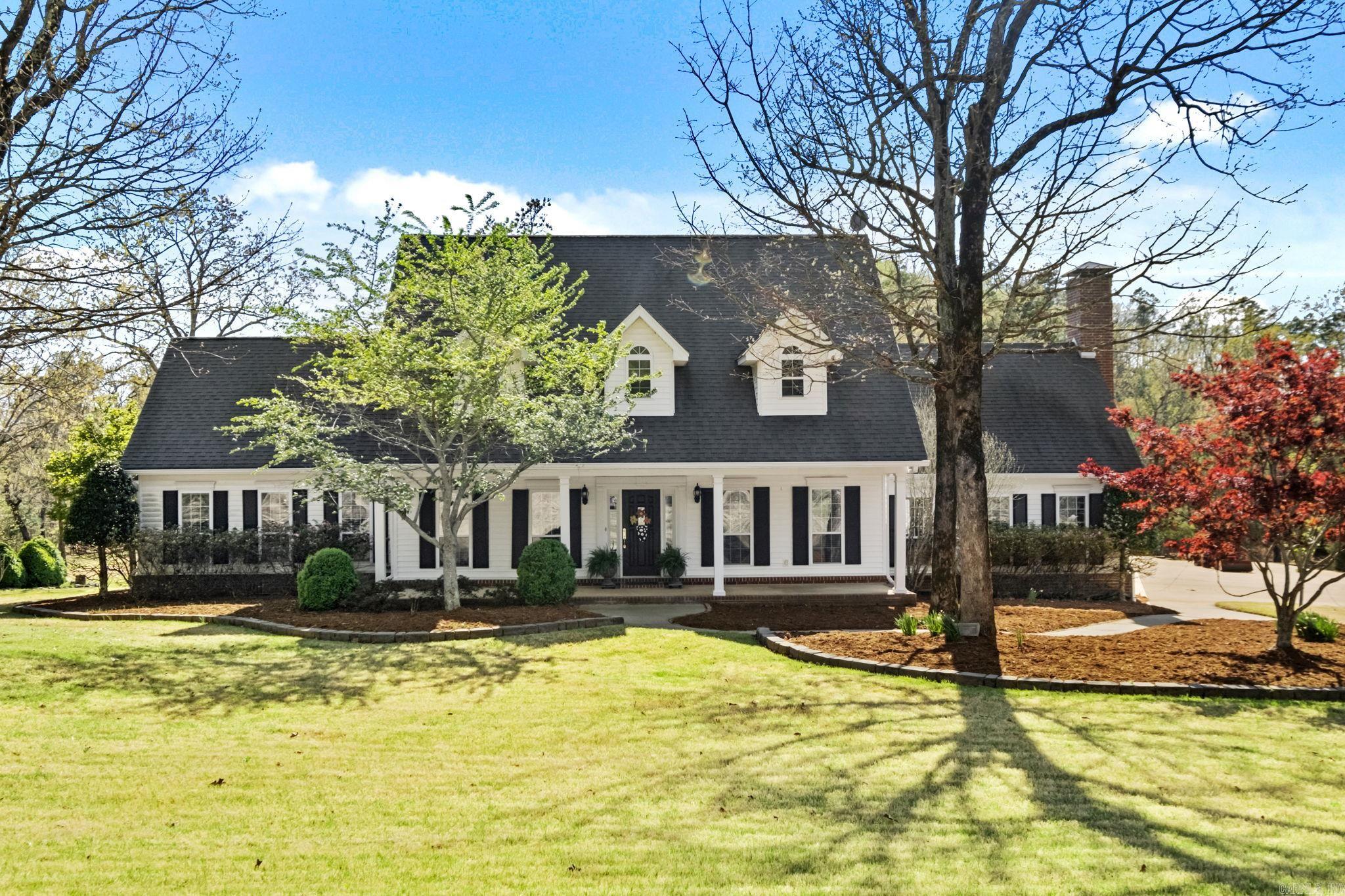 Nestled in the gated Somersett Estates, this home sits on 5 acres and is the perfect blend of privacy and comfort. Main level features Primary bedroom that opens to the patio. A spacious family room with vaulted ceilings, wood-burning fireplace and plenty of built-ins. Large laundry room off of the kitchen with a pantry. 3 bedrooms and 2 full baths upstairs one being an ensuite. The beautiful pool and covered outdoor living area is perfect for entertaining with the fireplace. 3 car detached garage has an unfinished space above that is stubbed out and could make a great apartment. On the back of the property is a small building for lawn and pool equipment. Located in a quiet cul-de-sac, this home offers a peaceful retreat from the hustle and bustle of city life while still being just a short drive away from schools and shopping. See agent remarks