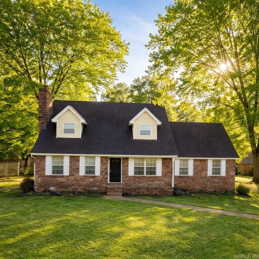 Tucked on a quiet cul-de-sac, this charming 3-bed, 2.5-bath cutie sits on a huge, tree-shaded lot that feels like your own private park. The main-level primary suite gives you that “I’m the boss” privacy, while upstairs you’ll find two extra bedrooms, a fun bonus room, and a full bath—perfect for kids, guests, or whatever adventures you dream up! This home just got a fun glow-up: new water heater, microwave, stove, dishwasher, fresh interior paint, new garage door, updated half-bath sink, and snazzy new bathroom flooring. All the boring stuff is done! Bonus: part of the garage is now a climate-controlled office/hobby cave (easy to convert back if you want). Out back, enjoy your fenced playground with a storage shed and lean-to—plenty of room for tools, toys, and projects. Mature trees and a serene setting make it extra special. Move-in ready and full of potential! Call today to schedule your private showing!