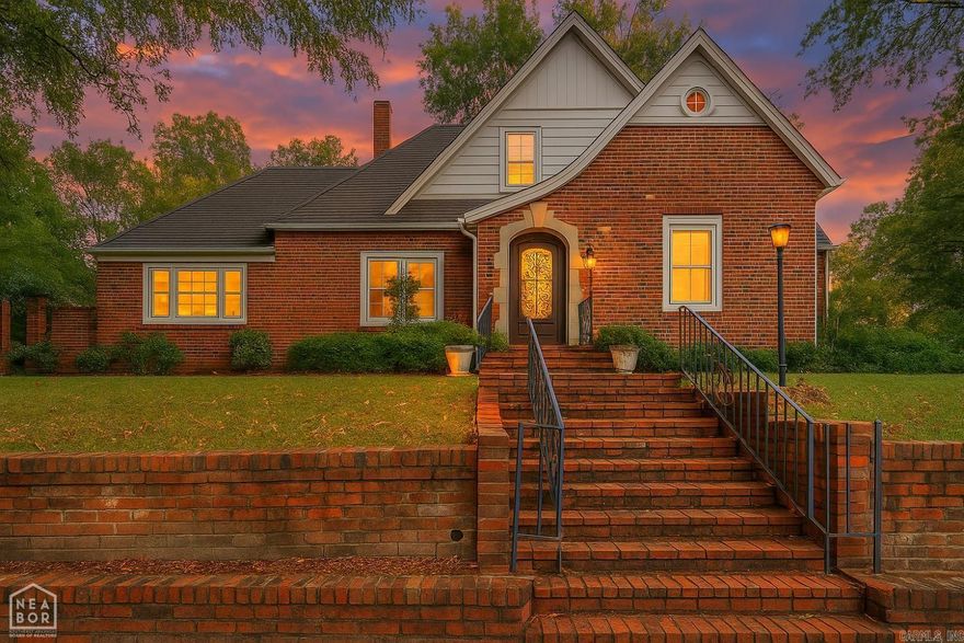 Step into history at 537 Warner a home where heritage meets modern comfort. Surrounded by century-old trees, this double-brick estate showcases original hardwood floors, cedar-lined closets, and timeless millwork. The main level features the primary suite with updated bath, 2nd bedroom, full bath, living, dining, study, kitchen with rare original sink, sunroom, and laundry. Upstairs offers 2 bedrooms, a full bath, and a large bonus room. Enjoy a private brick courtyard with gardens and a historic outdoor fireplace the perfect blend of charm, craftsmanship, and character.