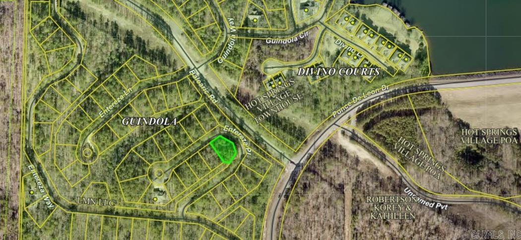 Hot Springs Village (HSV) is the largest gated community in the United States, covering 26,000 acres and featuring 11 lakes, 8 additional golf courses, and miles of walking trails. This lot can be sold as a package deal along with 41 other lots in HSV for only $95k for all 42 lots. (See Agent Remarks)