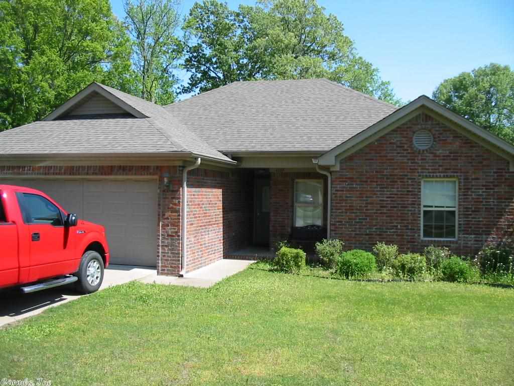 This Brick home has vinyl siding for low maintanance, a double garage, a covered front porch, and inter to find an open floorplan with a large living room with cathedral ceiling and a kitchen with stainless appliances and a two level breakfast bar. 3 Bedrooms and 2 full baths. The master suite has a trey ceiling, with double vanity, jetted tub with cultured marble surround, and walk-in closet in the master bath. The very large back yard has a party deck for entertaining.