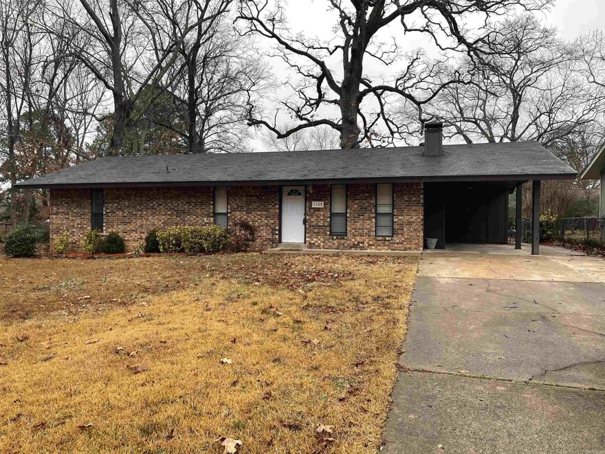 Inviting home with wood beams and bricked fireplace, updated bathrooms, fresh paint and new carpet! Lots of natural light from several windows and a large sliding glass back door. Fully fenced backyard with patio and concrete sidewalk that leads to the front of the house. This house is ready to be your home today!
