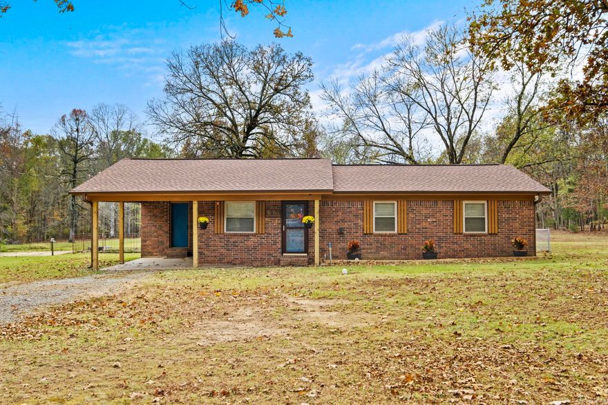 Back on market due to No Fault of the house or seller! Welcome to your Perfect slice of Country Living! This Delightful & Remodeled 3 Bedroom/1 Bath home sit on 5 Serene Acres, offering a Blend of charm and Functionality! Cute Floor Plan Features a Large Great Room, Open to the Kitchen. The Kitchen has Granite Countertops, Tile Backslpash & Stainless Appliances. Other Feautes include a 30x40 Shop with Stove & 10x40 Lean-to, and a Separate 10x16 Morgan Building with Loft and Mini Split, perfect for an outdoor office. Nice Pond and tons of Deer and Wildlife! Roof Replaced in 2023, among other improvements. Country Living at its Finest!