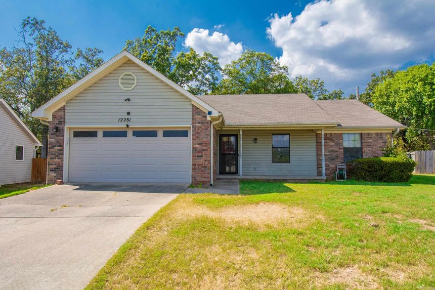 Wow, what a cute house in a fantastic location, close to everything!! Pan ceiling in large living room. Vaulted ceiling in master suite! Great family home! Needs updates, selling as-is.