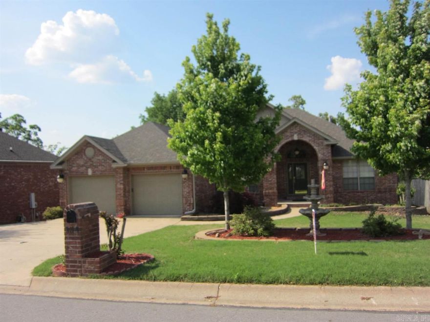 EXCELLENT floor plan.  Custom cabinets with granite counters and travertine back splash.  Game room downstairs, office/library, two full baths and bedroom all downstairs.  House has a safe room.  The pool can be removed if desired.  There is a secondary water meter as well.  A MUST SEE.