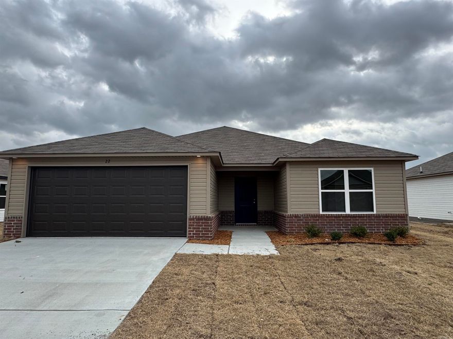 The lovely  Raleigh plan is loaded with curb appeal with its inviting covered front porch and attractive front yard landscaping. This home features an open floor plan with 4 bedrooms, 2 bathrooms, an expansive living area, a stunning dining area, and a gorgeous kitchen fully equipped with energy-efficient appliances, an island, and a spacious pantry perfect for large families or the adventurous home chef. Learn more about this home today!  **SEE SHOWING REMARKS & AGENT REMARKS FOR IMPORTANT INFORMATION**