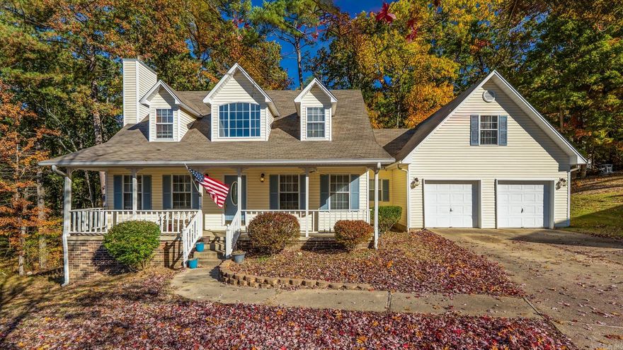 On a quiet cul-de-sac, backing to protected woods! From the freshly painted covered front porch, you’re welcomed inside with a tall 2 story entry with the gas log fire at your large living that opens nicely to the spacious dining / playroom.   Your all new updated open kitchen highlights the butcher block breakfast island, freshly painted cabinets with new hardware, new tile splash, a walk-in pantry, and breakfast room.   Step through the windowed double doors to find your awesome deck, overlooking your private backyard that backs up to gorgeous greenery.   Privately set apart on the main level is your primary suite with the double vanity, walk-in shower, jetted tub, and walk-in closet.   Take the stairs to find your additional 2 beds that share the guest bath.   From the garage entry is the locker station built-ins by your laundry & conveniently located half bath with the stairs to your additional 2nd floor setup with the big bonus room that has a private office as well.