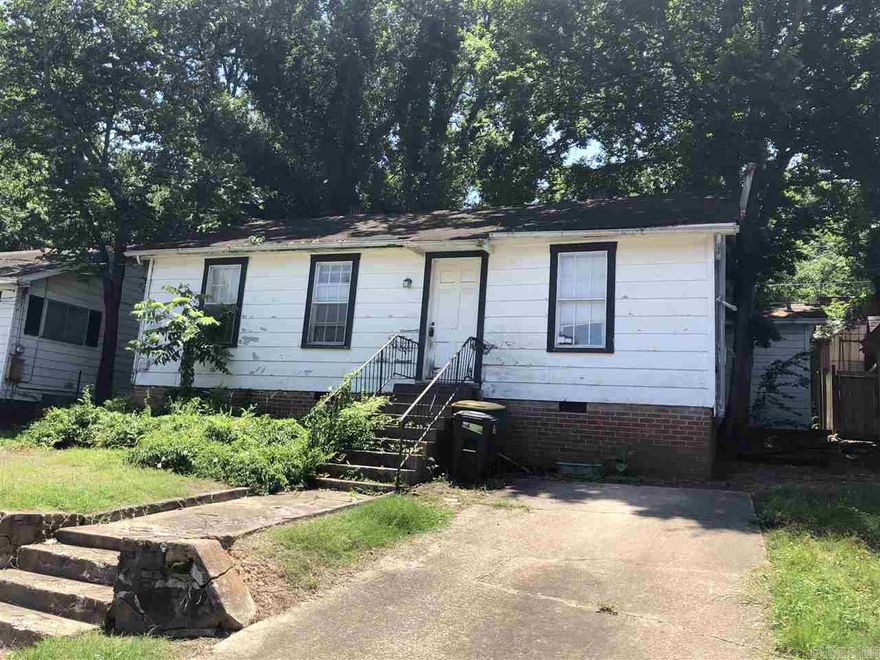 Don't miss out on this great 3 bedroom 1 bath home with hardwood floors in living room and front bedrooms, carpet in rear bedroom.  Also features separate dining room, laundry closet/pantry off of kitchen and patio. Property sold as-is, proof of funds or prequal letter and earnest money will be required with all offers.  Agents see confidential remarks for showing instructions and other info.