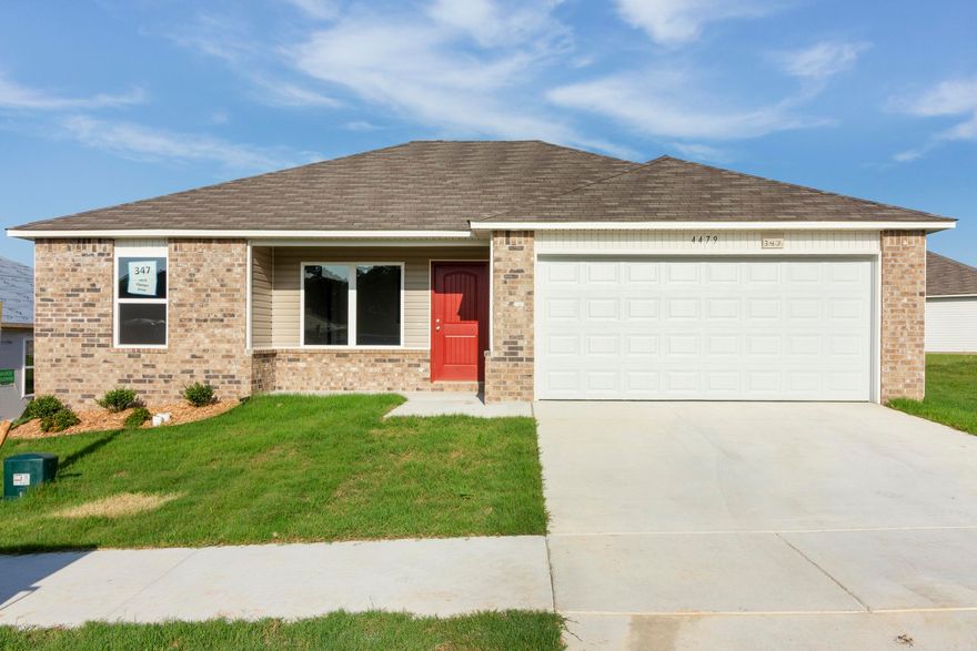 The Coleman plan is a time-tested favorite. Come check out this open-concept 3-bedroom home today!  Thoughtful upgrades included in this home: 14'x10' uncovered patio, plumbing faucet upgrade 2, 8" deep Kitchen sink, door bell, 16" laminate bar top in Kitchen, Luxury Vinyl Plank flooring in wet areas and Living Room and adjacent hallways, raised ceilings in Living Areas per municipal requirements, Cheyenne style doors, baseboards level 2, full sod, microwave hood in Kitchen, smooth top range.    THIS HOME IS SCHEDULED TO BE COMPLETE BY MID APRIL.  **AGENTS: PLEASE SEE SHOWING REMARKS OR AGENT REMARKS.**  NOTE: Annual assessments depend on the lot, and assessment amounts range from $398-447. The bond expires 2038.