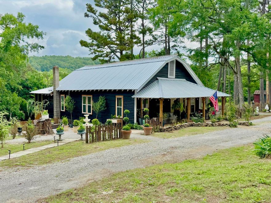 Completely Remodeled Home with Guest House on 5.51 Acres in Melbourne! The main home has a spacious living area with 9ft. ceilings, a cozy gas fireplace, and a uniquely designed kitchen full of character. You'll find generously sized bedrooms, including a relaxing primary suite with an attached private bathroom. Step out back to a large screened-in porch overlooking the peaceful, well-maintained property—perfect for morning coffee or evening sunsets. The guest house offers a bright, open-concept layout with 2 bedrooms and 1 full bathroom—ideal for extended family, visitors, or even rental potential. The outdoor space is a dream! Enjoy lush landscaping, raised garden beds, a greenhouse for year-round growing, a storage shed, a shop for hobbies or equipment, and a storm shelter. Guest home comes FULLY FURNISHED! Main Home furnishings are negotiable!  Arkansas Homestead in a fantastic location!